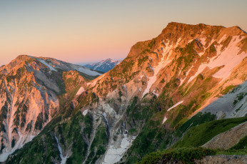 Картинка природа горы закат