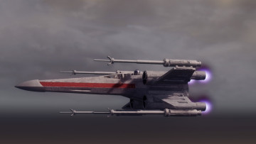 Картинка видео+игры star+wars полет x-wing космический корабль