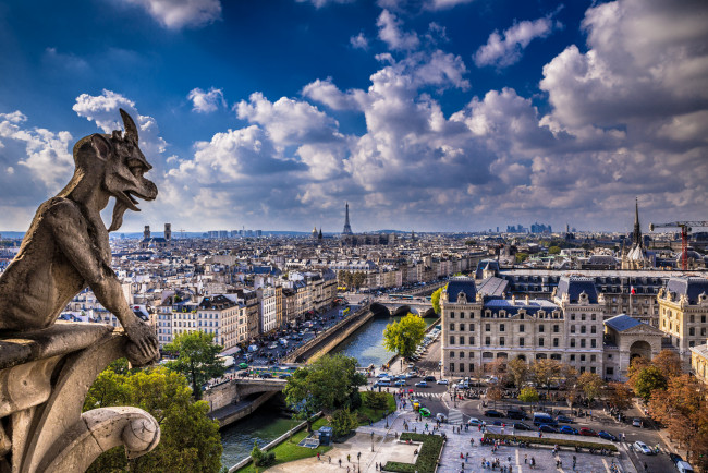 Обои картинки фото города, париж , франция, обзор
