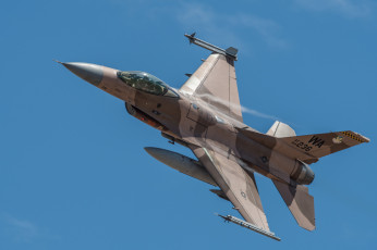 Картинка f-16c авиация боевые+самолёты истребитель