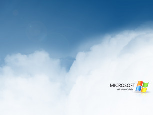 Картинка vista blue clouds компьютеры windows longhorn