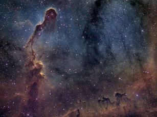 Картинка ic 1396 космос галактики туманности
