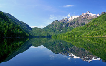 Картинка природа реки озера отражение горы озеро пейзаж леса