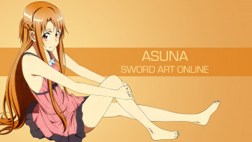Картинка аниме sword+art+online девушка взгляд фон