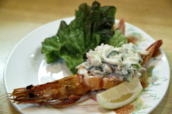 Картинка еда рыба +морепродукты +суши +роллы креветки