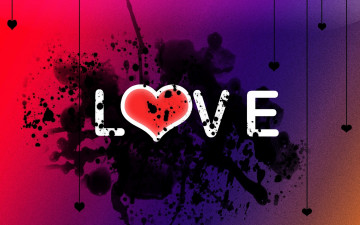 Картинка праздничные день+святого+валентина +сердечки +любовь сердечки буквы любовь надпись грязь