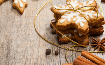 Картинка праздничные угощения сладкое выпечка глазурь печенье новый год рождество cookies decoration xmas christmas merry