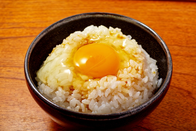 Обои картинки фото еда, вторые блюда, яйцо, рис