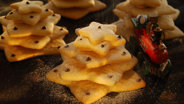 Картинка праздничные угощения печенье