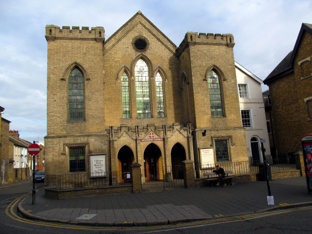 Обои картинки фото methodists church, dartford, kent, uk, города, - католические соборы,  костелы,  аббатства, methodists, church