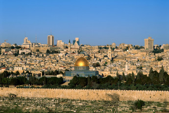 обоя города, иерусалим , израиль, панорама