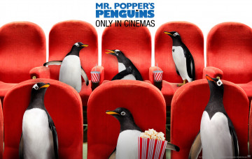 обоя mr, poppers, penguins, кино, фильмы, popper`s, пингвины, мистера, поппера