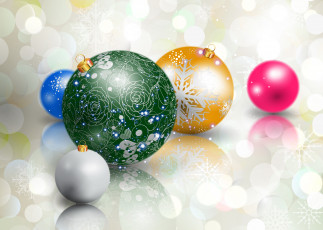 Картинка праздничные векторная+графика+ новый+год звездочки новый год шарики