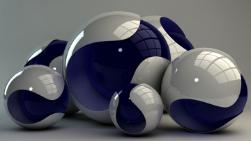 Картинка 3д+графика шары+ balls фон шары цвета узор