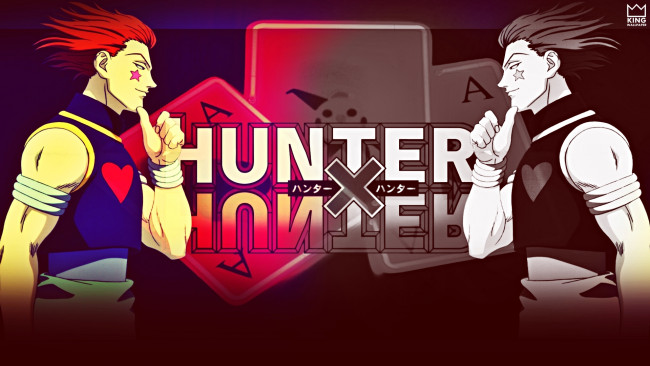 Обои картинки фото аниме, hunter x hunter, хисока