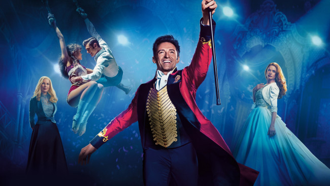 Обои картинки фото кино фильмы, the greatest showman, hugh, jackman, rebecca, ferguson