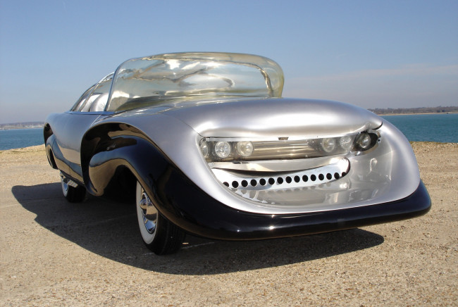Обои картинки фото aurora safety car concept 1957, автомобили, -unsort, 1957, concept, car, safety, aurora
