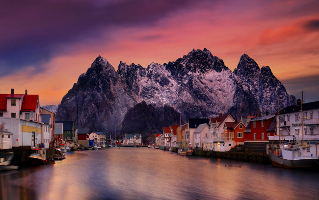 Обои картинки фото города, лофотенские острова , норвегия, лофотенские, острова
