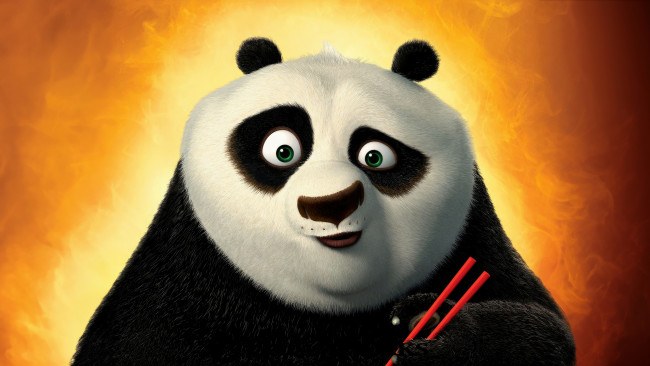 Обои картинки фото kung fu panda 2, мультфильмы, кунг, фу, панда, персонаж, мультфильм, фэнтези, приключения, семейный, джек, блэк, jack, black, po, озвучка