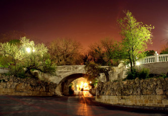 Картинка украина севастополь города мосты ночь огни