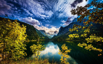 Картинка природа реки озера горы озеро отражение
