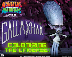 Картинка monstres contre aliens мультфильмы