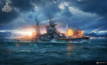 обоя видео игры, world of warships, action, симулятор, world, of, warships, онлайн