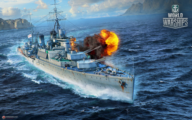Обои картинки фото видео игры, world of warships, world, of, warships, онлайн, action, симулятор