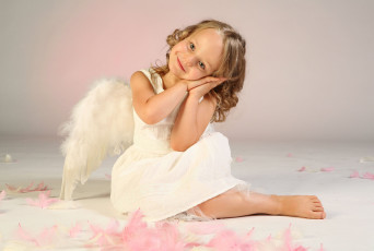 Картинка разное дети девочка ангел крылья