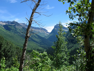 обоя природа, горы, glacier, national, park, usa, montana