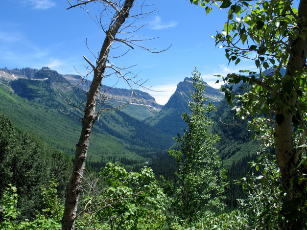 Обои картинки фото природа, горы, glacier, national, park, usa, montana