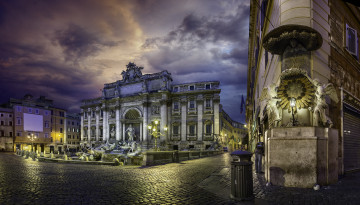Картинка города рим +ватикан+ италия фонтан площадь