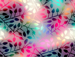 Картинка векторная+графика природа background shining листья фон leaves abstract colorful