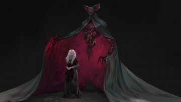Картинка фэнтези красавицы+и+чудовища демоническое существо девушка