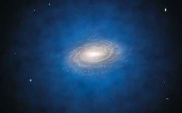 Картинка космос галактики туманности темная материя галактика млечный путь гало