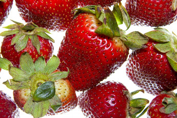 Картинка еда клубника земляника ягоды красный