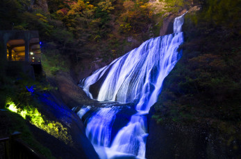 Картинка природа водопады поток китай вода
