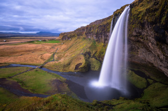 Картинка природа водопады исландия