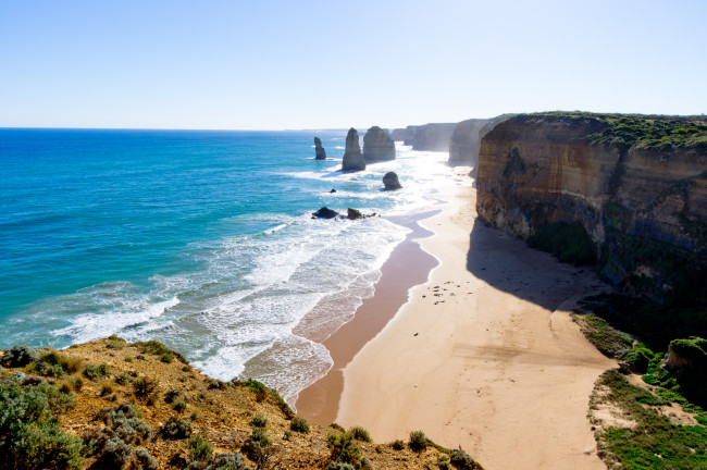 Обои картинки фото природа, побережье, австралия, апостолы