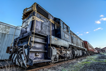 Картинка техника локомотивы состав локомотив рельсы дорога железная