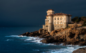 Картинка castel+boccale города замки+италии замок побережье