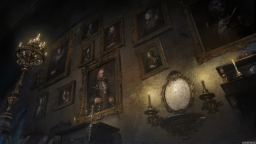 Картинка видео+игры bloodborne стена картины