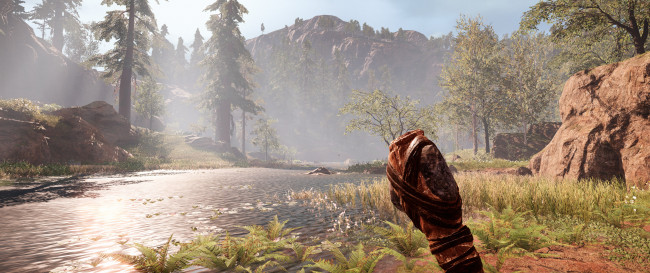 Обои картинки фото видео игры, far cry,  primal, река, горы