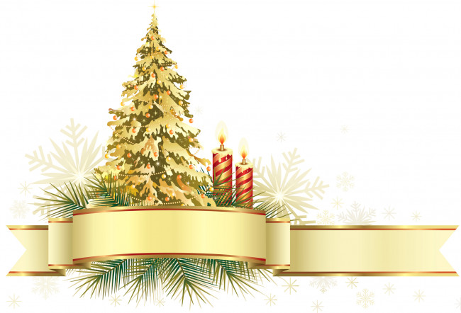 Обои картинки фото праздничные, векторная графика , новый год, свечи, шарики, елка, праздник, снежинка