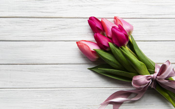 Картинка цветы тюльпаны букет весна фон