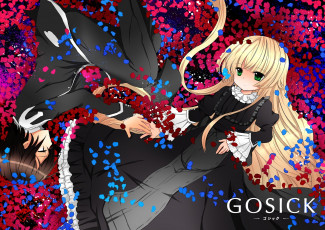 обоя аниме, gosick, kujou, kazuya, victorique, de, broix