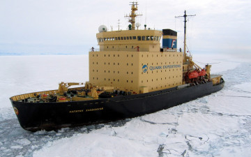 Картинка капитан хлебников корабли ледоколы море льды ледокол