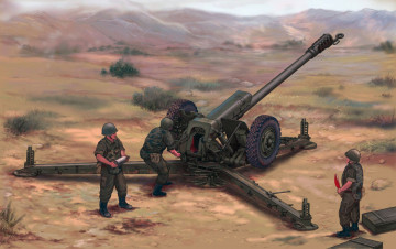 Картинка рисованные армия пушка
