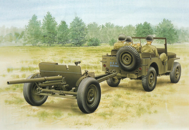 Обои картинки фото рисованные, армия, пушка, автомобиль