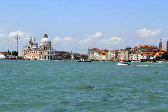 Картинка города венеция+ италия башни кран